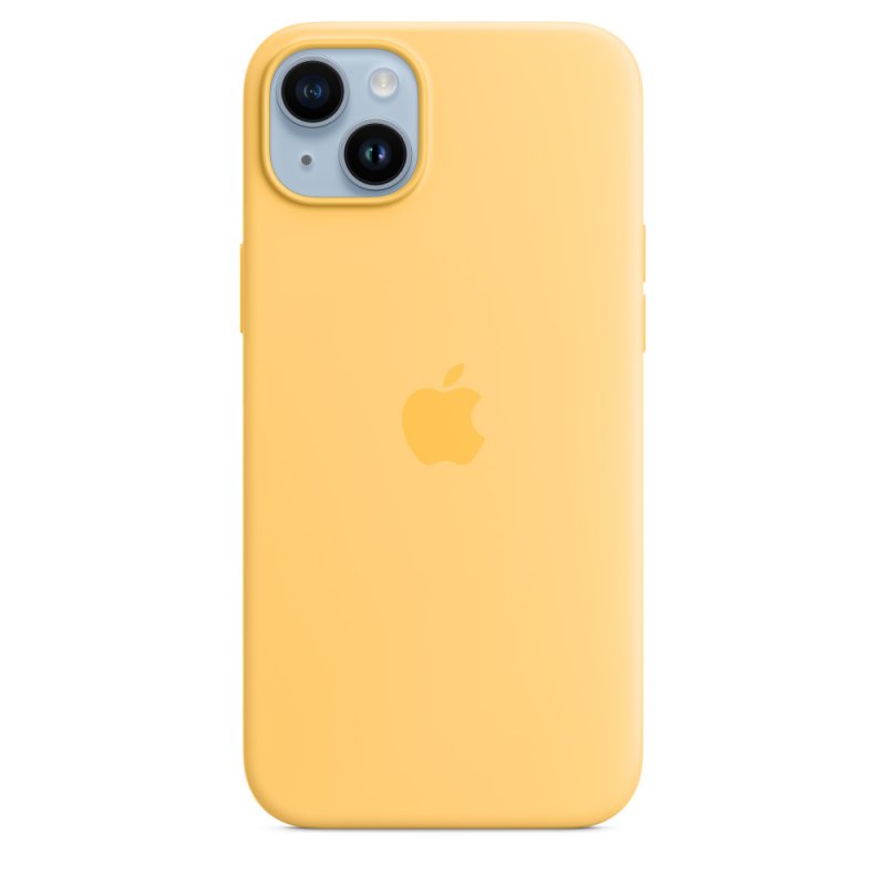 iPhone 14+ Silicone Case with MS - Sunglow - obrázek produktu