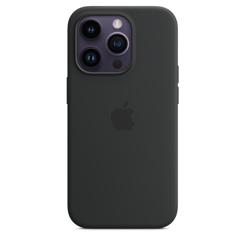 iPhone 14 Pro Silicone Case with MS - Midnight - obrázek produktu