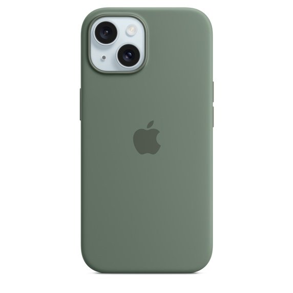 iPhone 15 Silicone Case with MS - Cypress - obrázek produktu