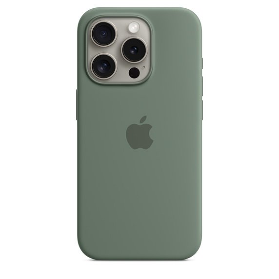 iPhone 15 Pro Silicone Case with MS - Cypress - obrázek produktu