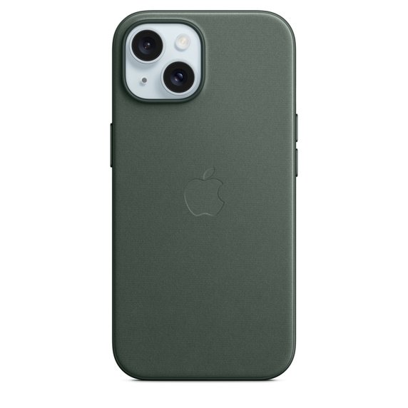iPhone 15 FineWoven Case with MS - Evergreen - obrázek produktu