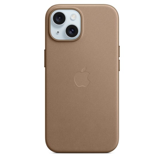 iPhone 15+ FineWoven Case with MS - Taupe - obrázek produktu