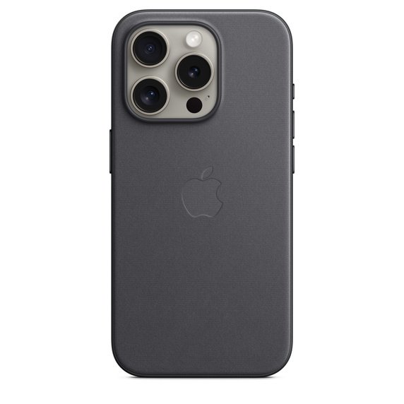 iPhone 15 Pro FineWoven Case MS - Black - obrázek produktu