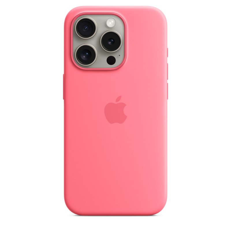 iPhone 15 Pro Silicone Case with MS - Pink - obrázek produktu