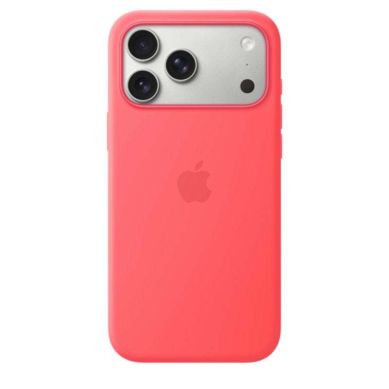 iPhone 17 Pro Max Silicone Case with MS – Br.Guava - obrázek produktu