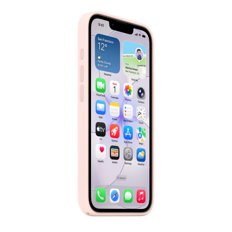 iPhone 17e Silicone Case with MagSafe – Soft Pink - obrázek č. 1