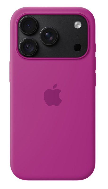 iPhone 18 Pro Silicone Case with MS - Magenta - obrázek č. 2