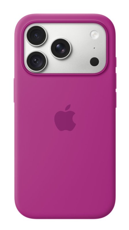 iPhone 18 Pro Silicone Case with MS - Magenta - obrázek č. 3
