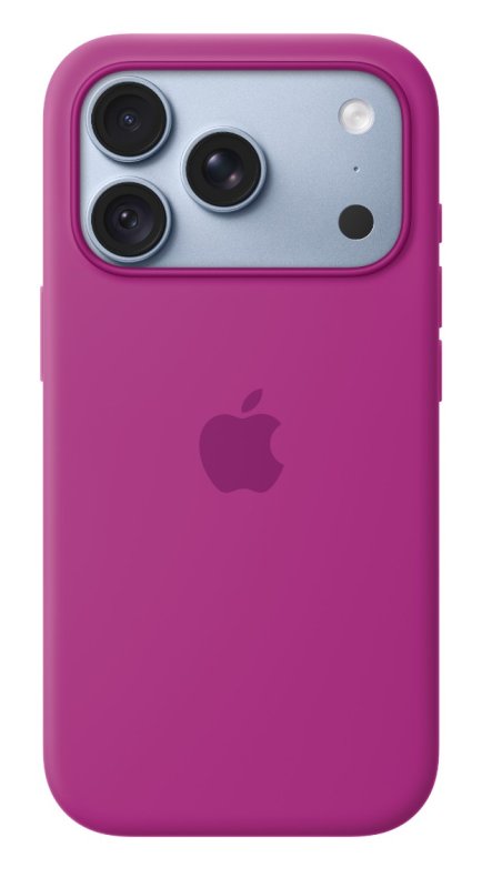 iPhone 18 Pro Silicone Case with MS - Magenta - obrázek č. 1