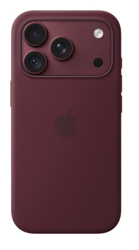 iPhone 18 Pro Silicone Case with MS - Burgundy - obrázek produktu