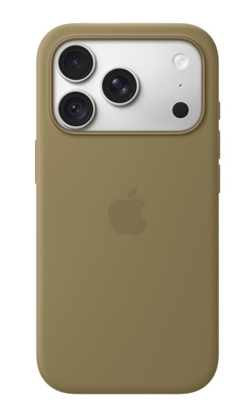 iPhone 18 Pro Silicone Case with MS - Olive - obrázek produktu