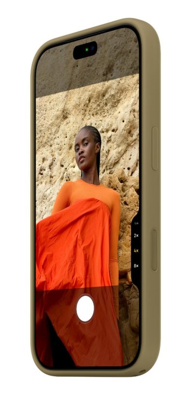 iPhone 18 Pro Silicone Case with MS - Olive - obrázek č. 4