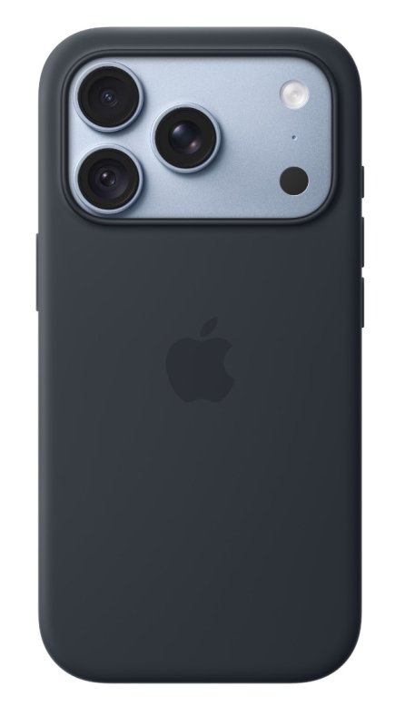 iPhone 18 Pro Silicone Case with MS - Navy Blue - obrázek produktu