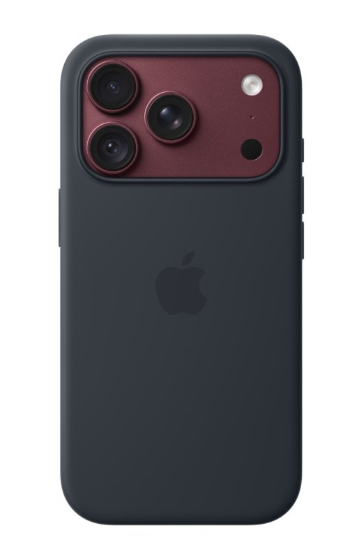 iPhone 18 Pro Silicone Case with MS - Navy Blue - obrázek č. 1