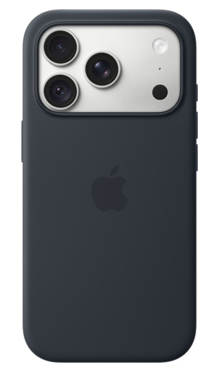 iPhone 18 Pro Silicone Case with MS - Navy Blue - obrázek č. 3