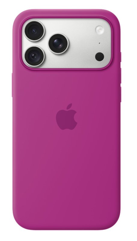 iPhone 18 Pro Max Silicone Case with MS - Magenta - obrázek č. 2