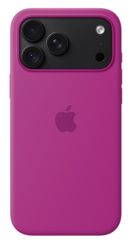 iPhone 18 Pro Max Silicone Case with MS - Magenta - obrázek č. 3