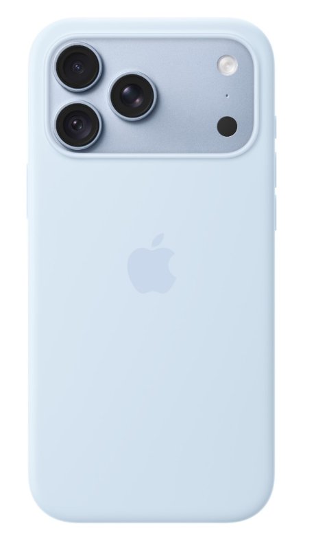 iPhone 18 Pro Max Silicone Case with MS - Cr.Blue - obrázek produktu