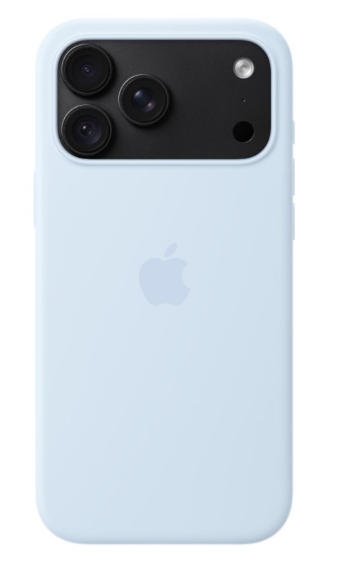 iPhone 18 Pro Max Silicone Case with MS - Cr.Blue - obrázek č. 3