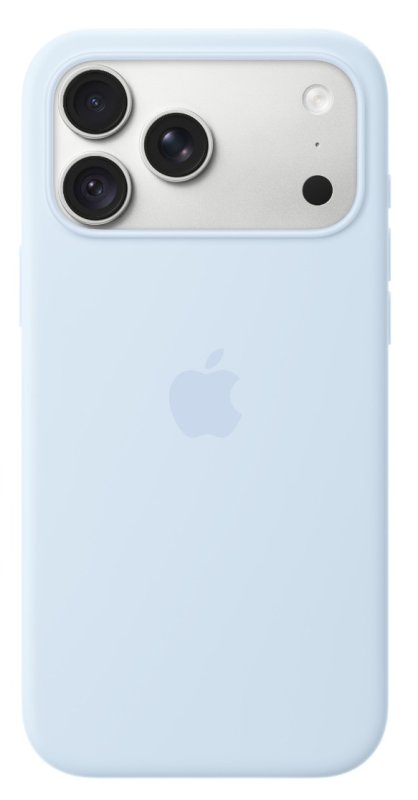 iPhone 18 Pro Max Silicone Case with MS - Cr.Blue - obrázek č. 2