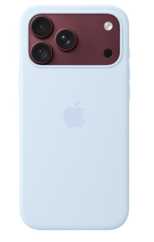 iPhone 18 Pro Max Silicone Case with MS - Cr.Blue - obrázek č. 1
