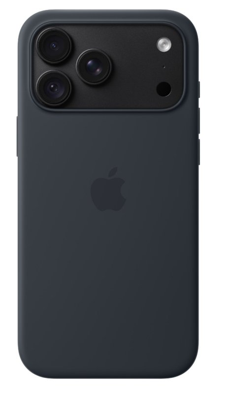 iPhone 18 Pro Max Silicone Case with MS - N.Blue - obrázek č. 2