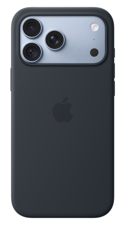 iPhone 18 Pro Max Silicone Case with MS - N.Blue - obrázek produktu