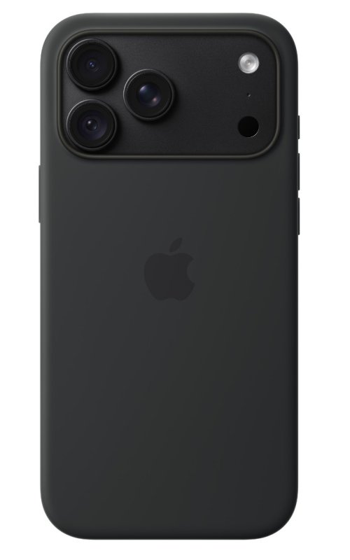iPhone 18 Pro Max Silicone Case with MS - Black - obrázek produktu
