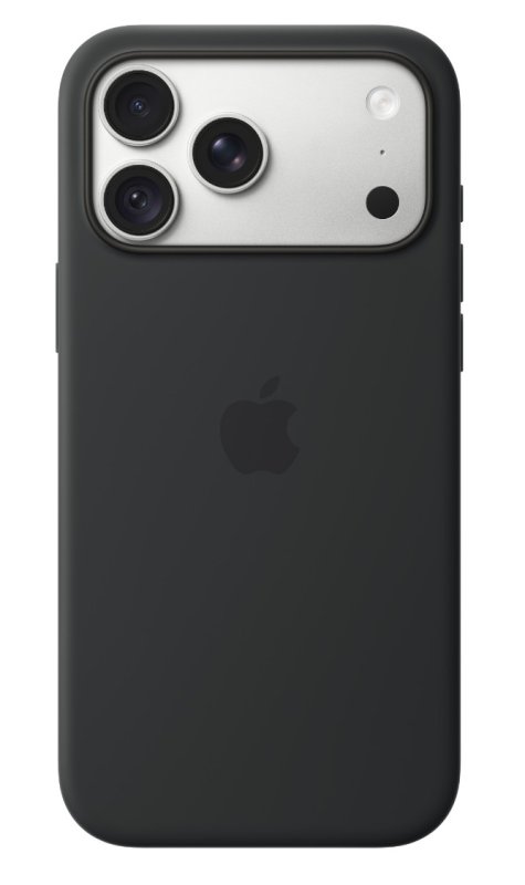 iPhone 18 Pro Max Silicone Case with MS - Black - obrázek č. 3