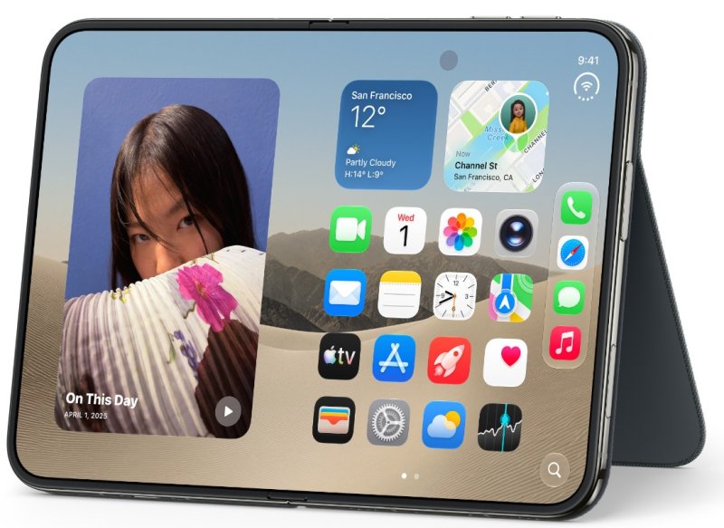 iPhone Duo Folio with Kickstand - Navy Blue - obrázek č. 4