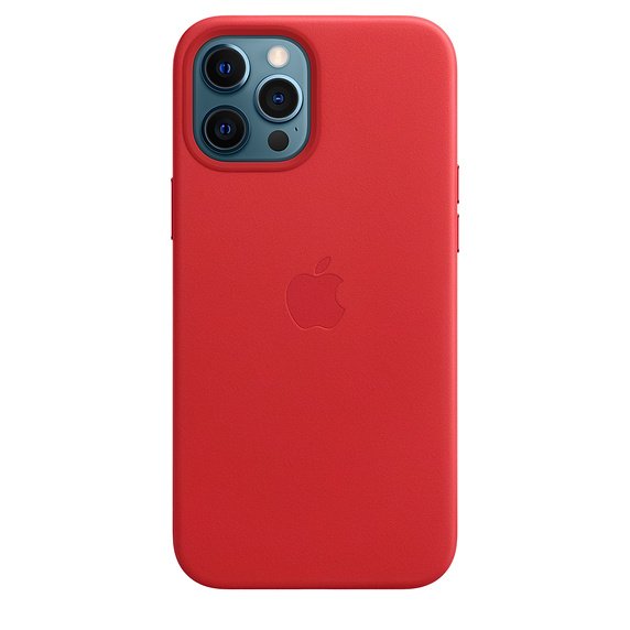 iPhone 12 Pro Max Leather Case wth MagSafe (P.)RED - obrázek produktu