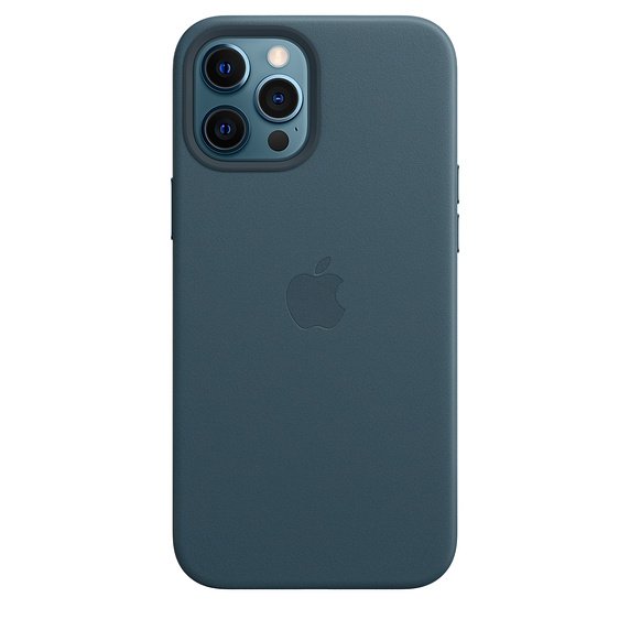 iPhone 12 Pro Max Leather Case with MagSafe B.Blue - obrázek produktu
