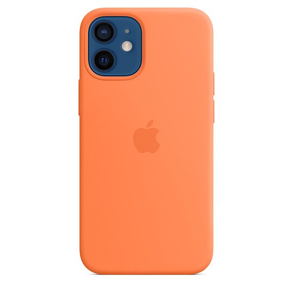 iPhone 12 mini Silicone Case with MagSafe Kumquat - obrázek produktu