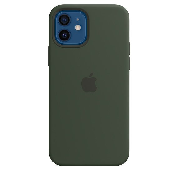 iPhone 12/ 12 Pro Silicone Case w MagSafe Green/ SK - obrázek produktu