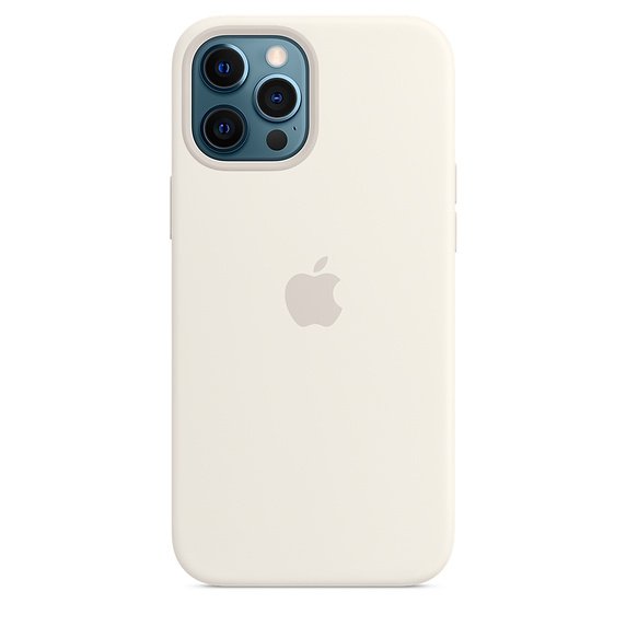 iPhone 12 Pro Max Silicone Case MagSafe White - obrázek produktu