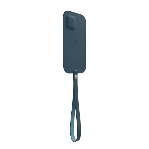 iPhone 12 mini Leather Sleeve wth MagSafe B.Blue - obrázek č. 1