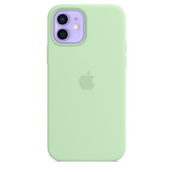 iPhone 12|12Pro Silicone Case wth MagSafe Pistach. - obrázek produktu