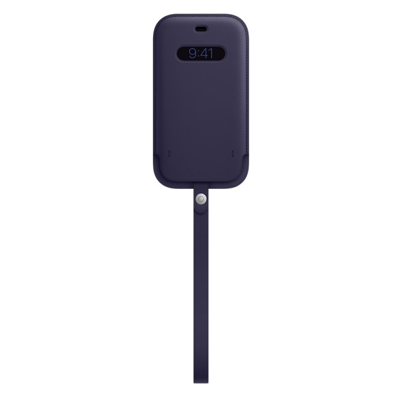 iPhone 12|12Pro Leather Sleeve w MagSafe D.Violet - obrázek produktu