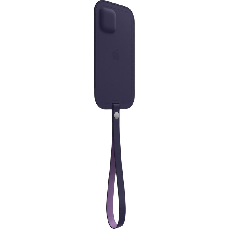 iPhone 12ProMax Leather Sleeve w MagSafe D.Violet - obrázek č. 1