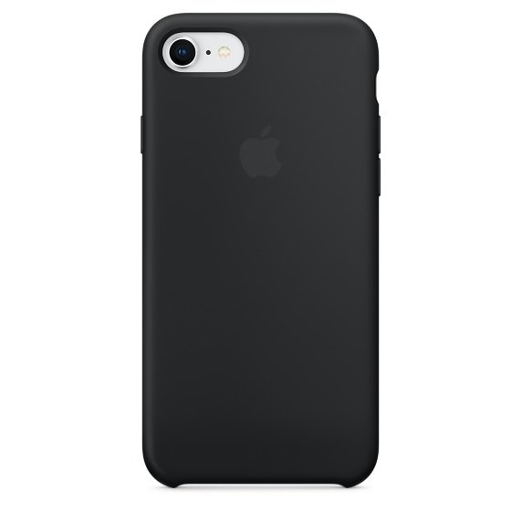 iPhone 8 /  7 Silicone Case - Black - obrázek č. 1