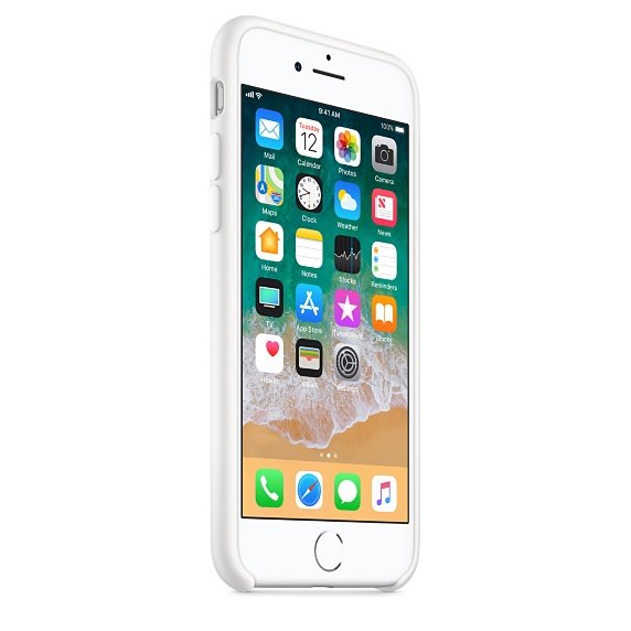 iPhone 8 /  7 Silicone Case - White - obrázek č. 2