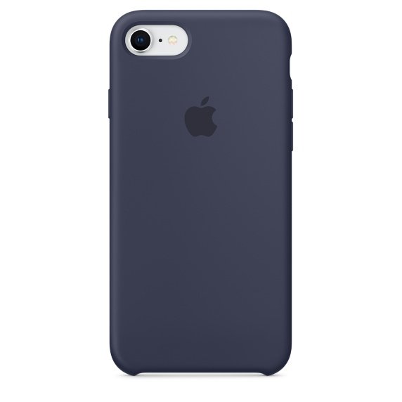 iPhone 8 /  7 Silicone Case - Midnight Blue - obrázek č. 1