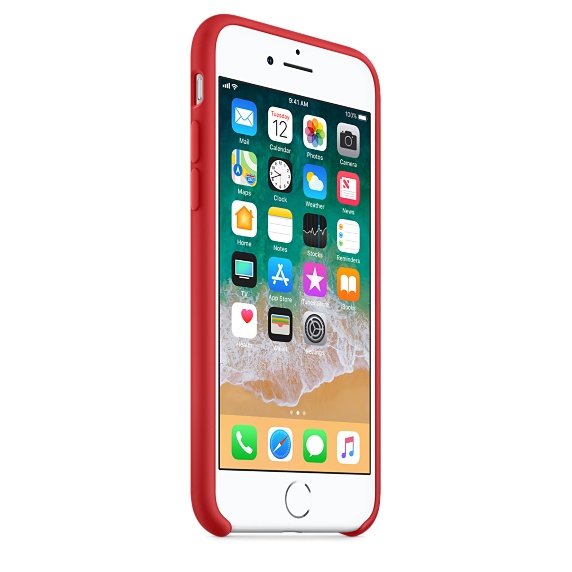 iPhone 8 /  7 Silicone Case - (PRODUCT)RED - obrázek č. 2