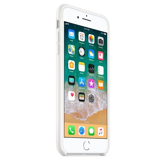 iPhone 8 Plus /  7 Plus Silicone Case - White - obrázek č. 2