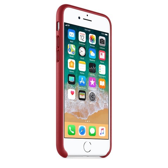 iPhone 8 /  7 Leather Case - (PRODUCT)RED - obrázek č. 2