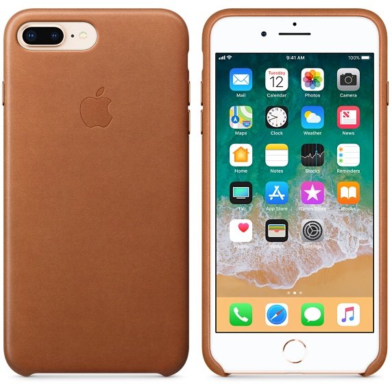 iPhone 8 Plus /  7 Plus Leather Case - Saddle Brown - obrázek produktu