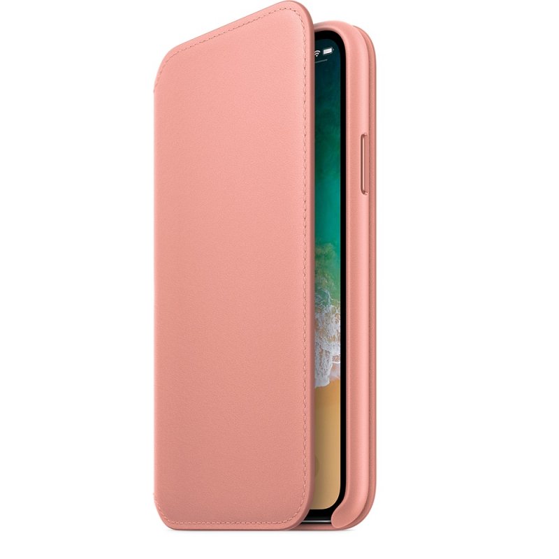 iPhone X Leather Folio - Soft Pink - obrázek č. 2