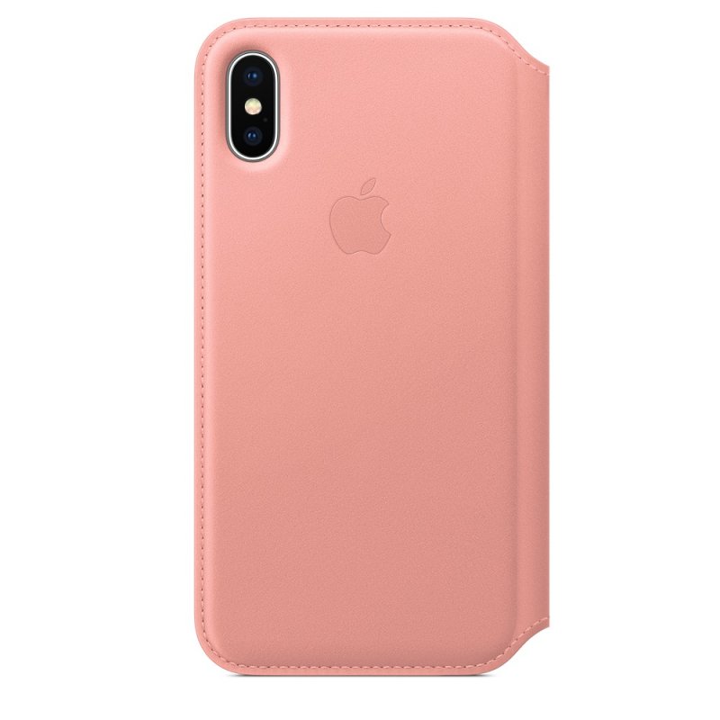 iPhone X Leather Folio - Soft Pink - obrázek produktu