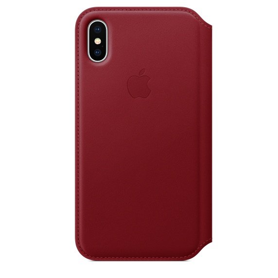 iPhone X Leather Folio - (PRODUCT) RED - obrázek produktu