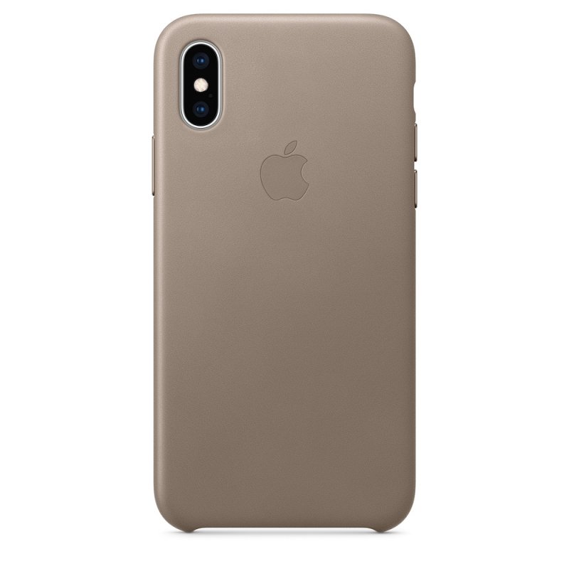 iPhone XS Leather Case - Taupe - obrázek produktu